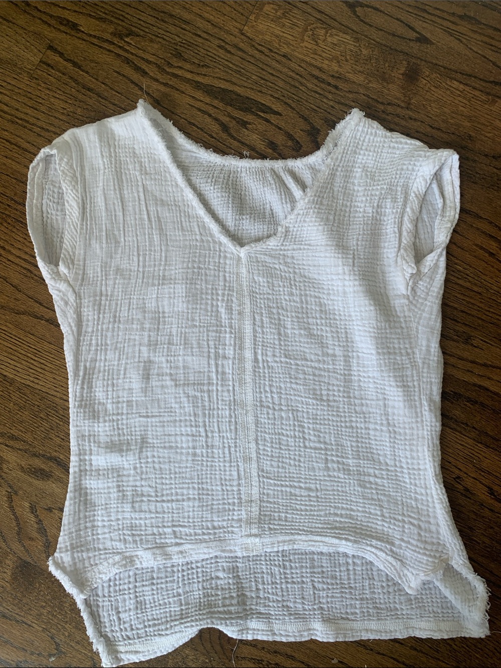 M cotton gauze top